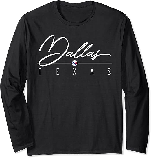 Amazoncom dallas tx long sleeve tshirt  clothing shoes  jewelry